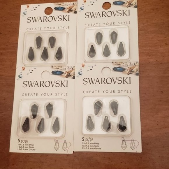 20 Swarovski Gems BEADS - Great for craft making - Picture 1 of 9